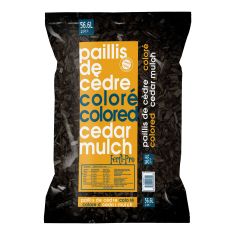 Cedar Mulch - 56 l - 2 ft² - Black