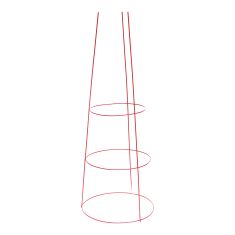 Support à tomates, 42" x 14", rouge