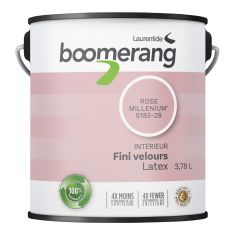 Boomerang Recycled Paint - Velvet Finish - Mill. Pink - 3.78 l