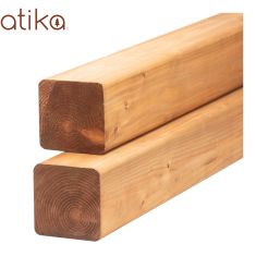 Treated Wood - Brown - 4" x 4" x 12'