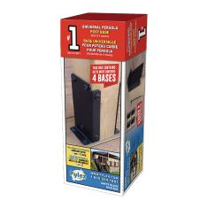 Universal post base set for pergola