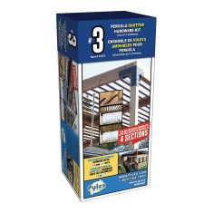 Sunblind kit for pergola