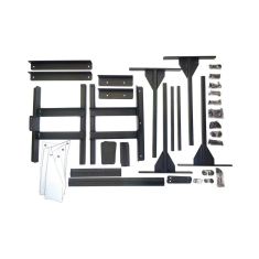 Set of hardware to build a sliding bench