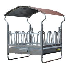 Râtelier à foin avec toit