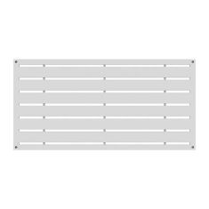 Panneau décoratif, 2' x 4', blanc