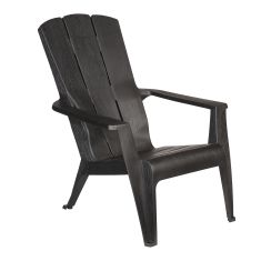 Chaise Adirondack Contour, noir