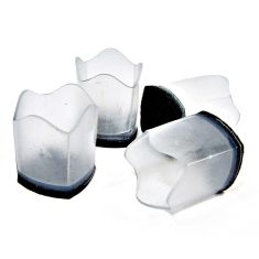 Flexible Transparent Tips - Black - 38" - 4/Pkg