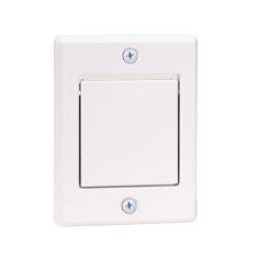 Outside air outlet for central vacuum, white