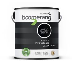 Boomerang Recycled Paint - Velvet Finish - White Coal - 3.78 l