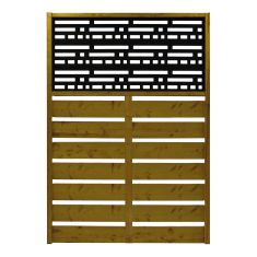 Panneau ajouré réversible, 49,5" x 2,5" x 70,75", Morse