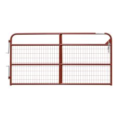 Barrière de ferme légère avec grillage True North, calibre 20, rouge, 8'