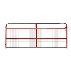 Barrière de ferme légère avec grillage True North, calibre 20, rouge, 10'