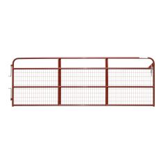 Barrière de ferme légère avec grillage True North, calibre 20, rouge, 12'