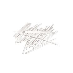 50 Bâtons à suçons en papier 4,5 po