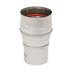 Agrandisseur pour tuyau de poêle à granules, gris, 3" à 4"