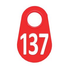 Étiquette d'identification pour le cou #137