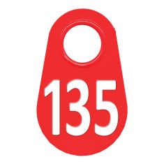 Étiquette d'identification pour le cou #135