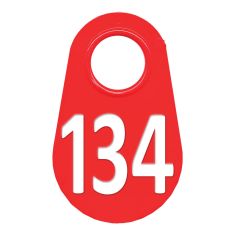 Étiquette d'identification pour le cou #134
