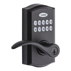 Electronic lever deadbolt, Commercial SmartCode 10 - Matte Black