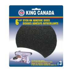 Disque abrasif autocollant, 6", 3/pqt, grain 60