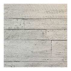Decorative Panel - Barn Wood - Bromont - White - 4' x 8'