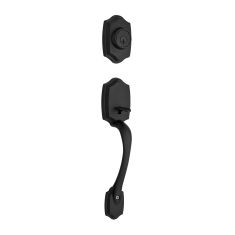 Brentwood Latch Handles, Elements Series, Black