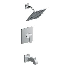 Robinet bain/douche Level Edge, 1 poignée, chrome