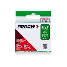 Staples JT21 - 1/4" - 1000/Pkg