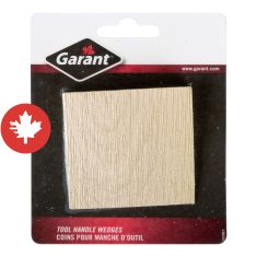 Coin en bois pour masse et hache, pack de 2