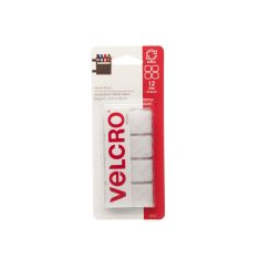 Carrés pré-encollés, blanc, 12/pqt, 7/8"