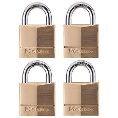 Brass padlock - 40 mm - 4/Pkg