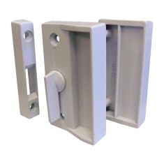 Screen door latch set