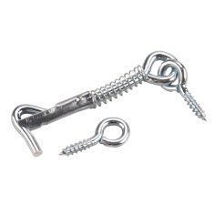 Safety gate hook and eye