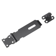 Security hasp - Black - 4 1/2"