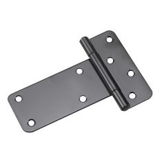 Rectangular T-Hinge, Black, 5"
