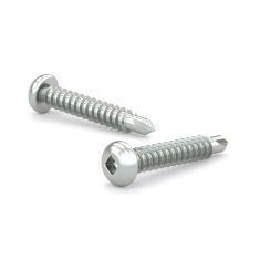 Zinc Plated Metal Screws - Pan Head - 3/4" - 10/Pkg