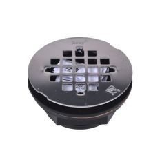 ABS Shower Drain - Grille Stainless Steel - 2"