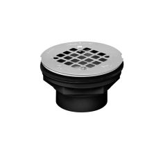 ABS Solvent Weld Shower Drain - Gille PVC White - 2"