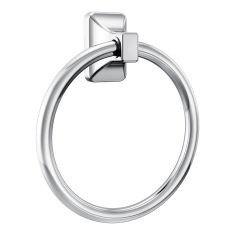 Contemporary Towel Ring - Chrome