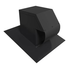 Clapet d'aération de toiture VMAX-CT, 6", noir