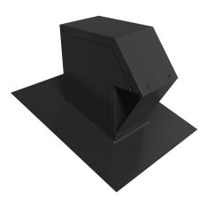 Clapet d'aération de toiture VMAX-CT, 4", noir