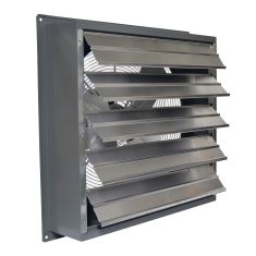 Ventilateur d'évacuation mural écoénergétique standard à vitesse unique Canarm SD24-F1, 24"