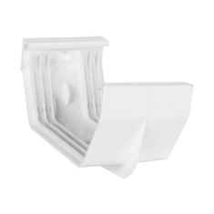 Gutter Connection - Vinyl - Contemporary Style - White