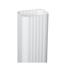 Gutter Downspout - Vinyl  - Traditional Style - 10' - White