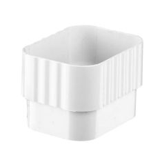 Downspot Gutter Connection - Traditional Style - White