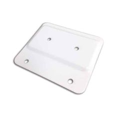 Fixplak 24H Horizontal Plate - 2" x 4" - White