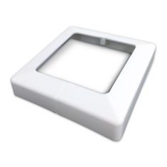 Plakcap 44 Base Cover - 4" x 4" - White